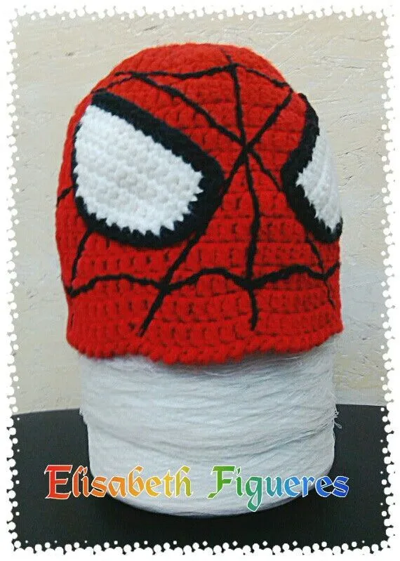 Gorro para niño del Hombre araña | crochet | Pinterest Gorro para niño del Hombre araña | crochet | Pinterest