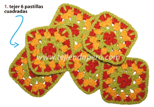 Gorro con pastillas cuadradas - Tejiendo Perú... Gorro con pastillas cuadradas - Tejiendo Perú...