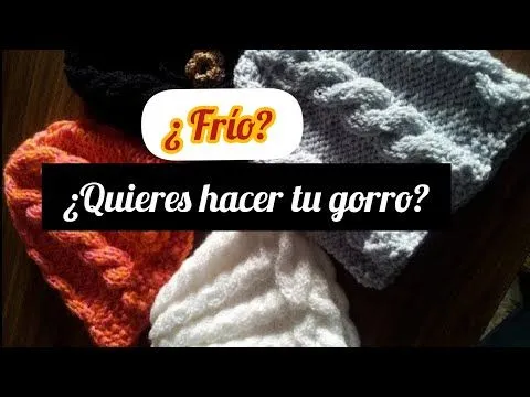 Cómo hacer un gorro de punto con dos agujas muy fácil,paso a paso ...