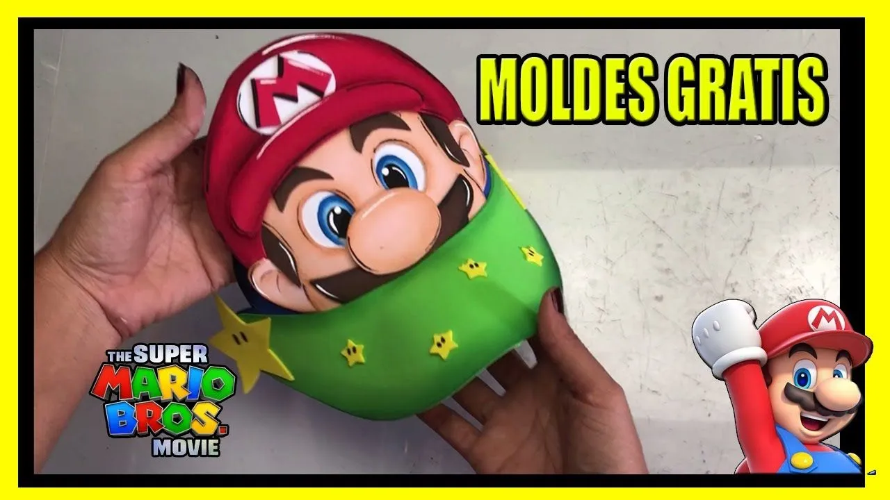 COMO HACER GORRO-SOMBRERO- VISERAS de SUPER MARIO BROS LA PELICULA en foami o GOMA EVA PARA FIESTAS - YouTube COMO HACER GORRO-SOMBRERO- VISERAS de SUPER MARIO BROS LA PELICULA en foami o GOMA EVA PARA FIESTAS - YouTube