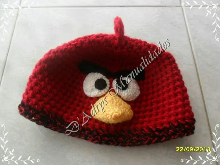 Gorro tejido de Angry Birds | TEJIDOS | Pinterest | Tejido, Angry ...