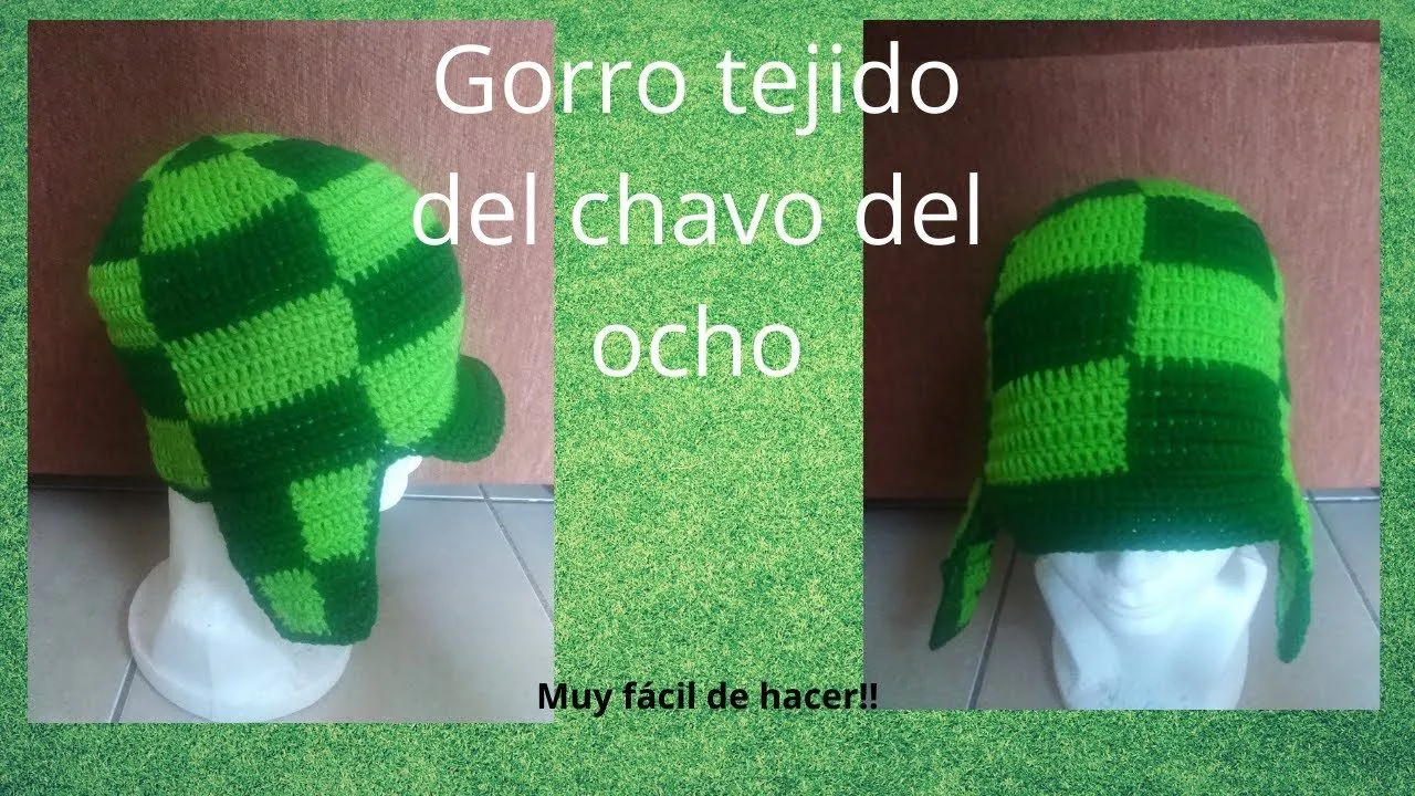 Gorro tejido del Chavo del Ocho!! 