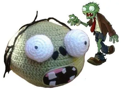 Gorro Tejido Crochet Personalizado Angry Birds Zombies Idd ... Gorro Tejido Crochet Personalizado Angry Birds Zombies Idd ...