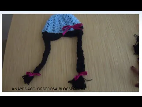 GORRO TEJIDO A CROCHET CON TRENZAS PARA BEBA PASO A PASO - YouTube GORRO TEJIDO A CROCHET CON TRENZAS PARA BEBA PASO A PASO - YouTube