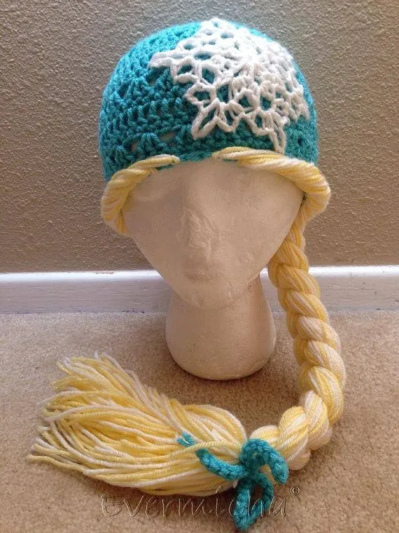 Gorro tejidos a gancho de las princesas - Imagui Gorro tejidos a gancho de las princesas - Imagui