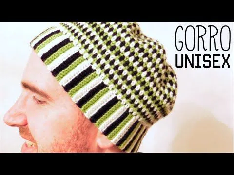 GORRO UNISEX a Crochet | How to crochet a UNISEX HAT (BEANIE ... GORRO UNISEX a Crochet | How to crochet a UNISEX HAT (BEANIE ...