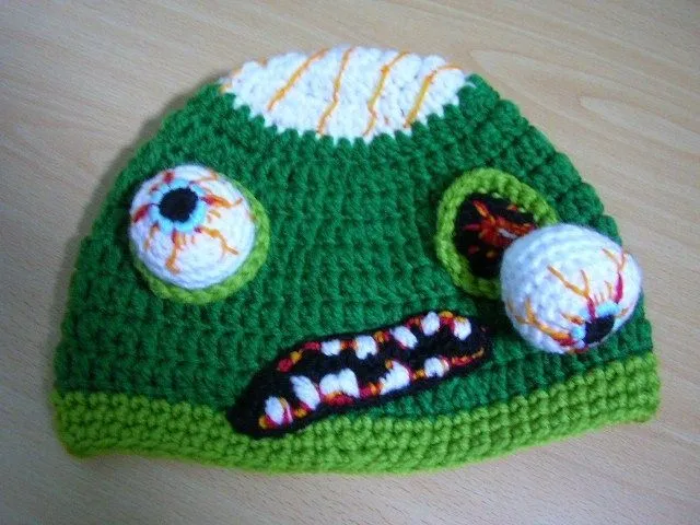 Gorro Zombie - Crochet Tallas: P/M/G 11.99€ (envío no incluído ...