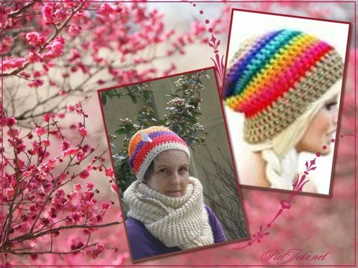 GORRO CAIDO TEJIDO AL CROCHET II | SOLO GORROS!!!! ACCESORIO IDEAL ...