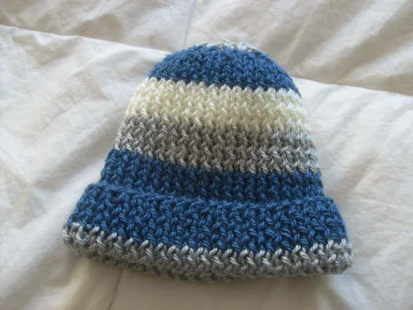 Gorro hombre dos agujas - Imagui