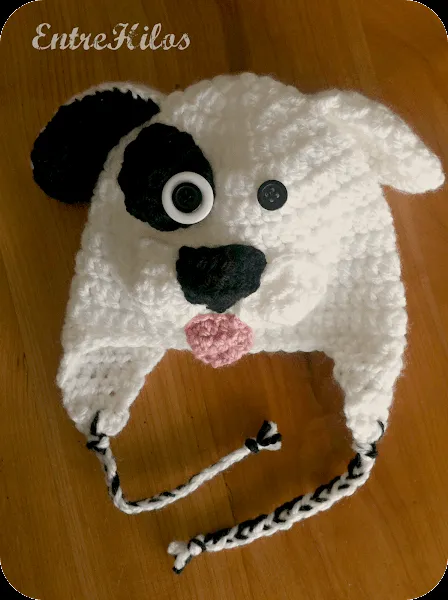 gorro crochet ganchillo dos colores | Aprender manualidades es ...