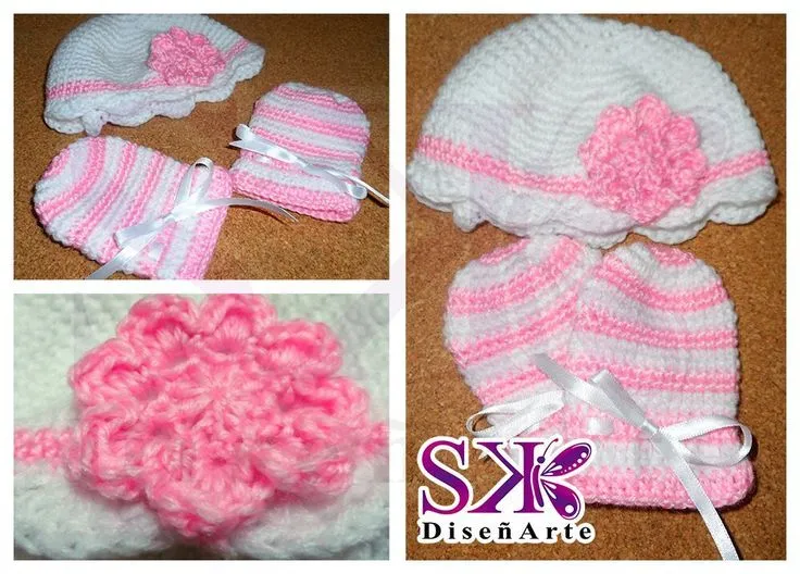 Gorros Para Bebé De Ganchillo en Pinterest | Sombreros De ... Gorros Para Bebé De Ganchillo en Pinterest | Sombreros De ...