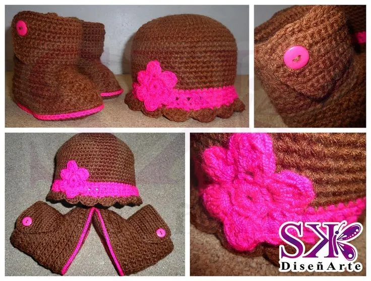 Gorros Para Bebé De Ganchillo en Pinterest | Sombreros De ... Gorros Para Bebé De Ganchillo en Pinterest | Sombreros De ...