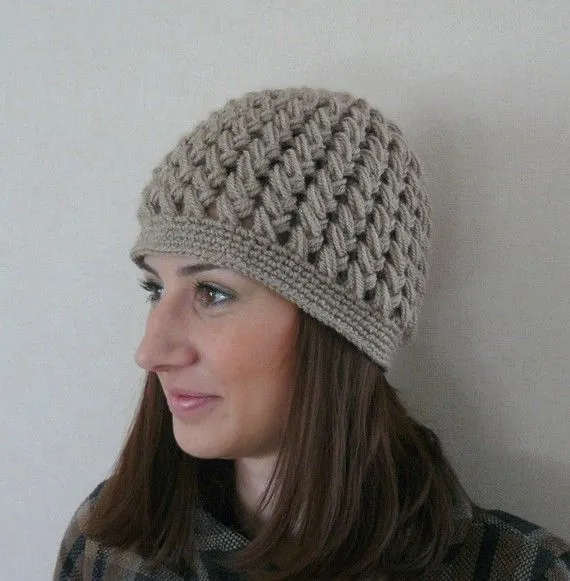 Como hacer gorras tejidas a gancho - Imagui Como hacer gorras tejidas a gancho - Imagui