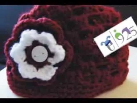 gorros boinas tejidos para bebes - YouTube