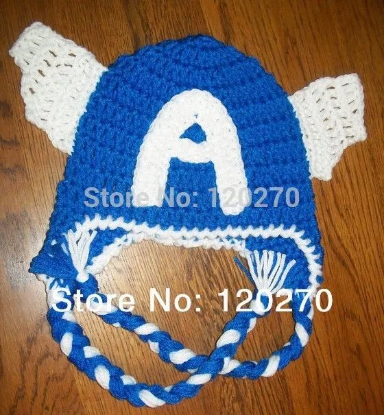 Gorros de capitan america crochet - Imagui