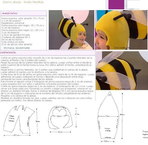 GORROS DE COTILLON CON MOLDES | Disfraces | Pinterest | Blog and Html