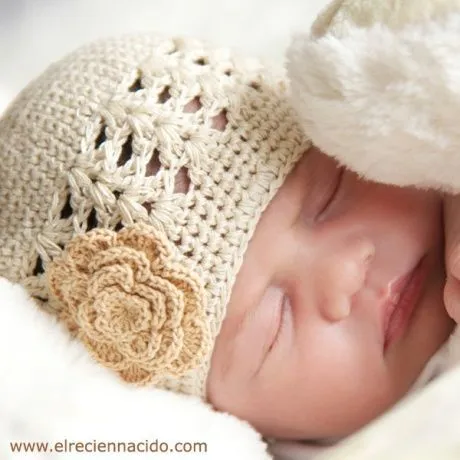Gorros hechos a mano para bebés | Bebes y niños crochet ...