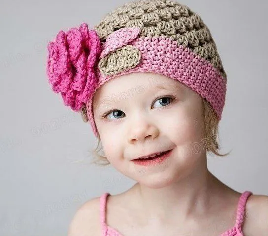 Gorro de niña a ganchillo - Imagui