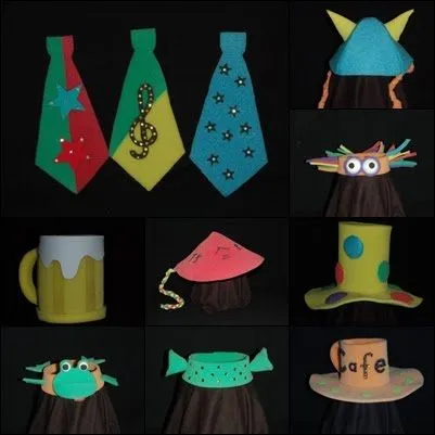 Gorros en goma espuma modelos - Imagui
