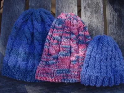 Gorros de lana tejidos con dos agujas - Imagui Gorros de lana tejidos con dos agujas - Imagui