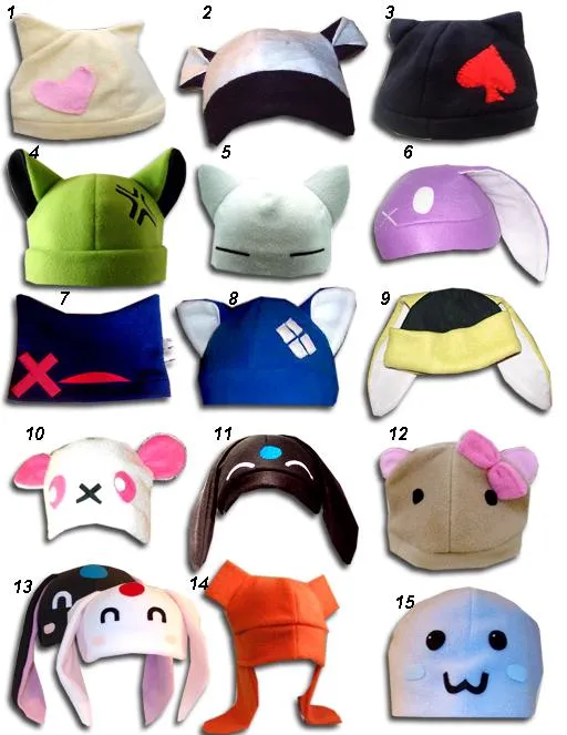 gorros con orejas cosplay - 107571 | NuestroMercado