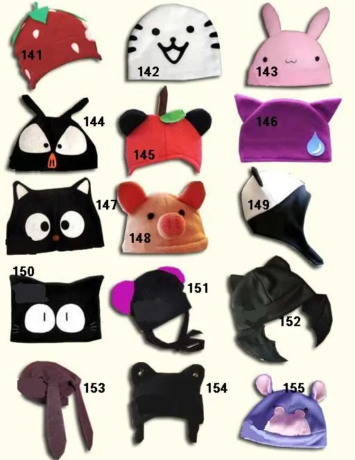 gorros con orejas cosplay 3 ofertaaaa - 110055 | NuestroMercado