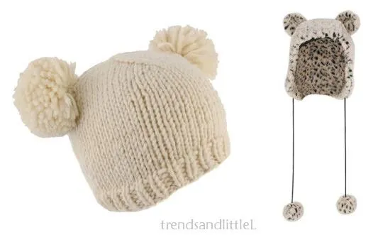Gorros con orejas de oso - Imagui