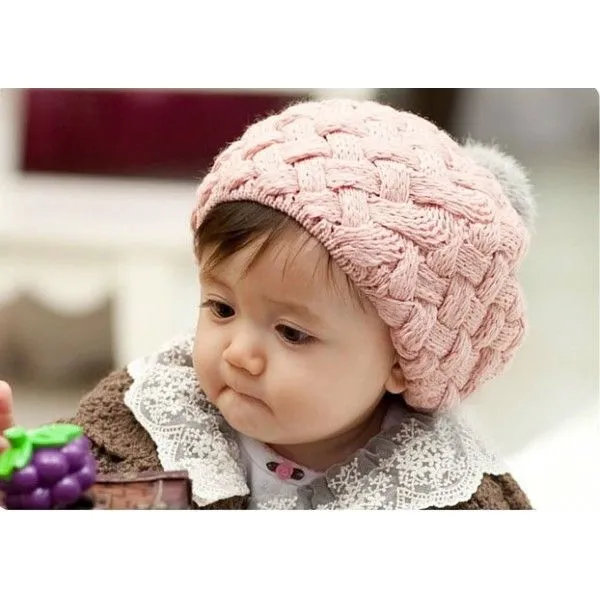 Gorros tejidos para bebés niñas - Imagui