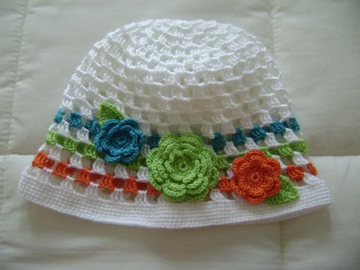 Creaciones Marilen - Tejidos a Crochet: GORROS PRIMAVERA-VERANO ...