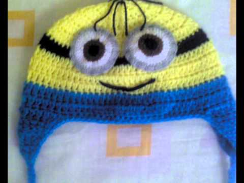 gorros tejidos con ganchos de distintos personajes para niñas y ... gorros tejidos con ganchos de distintos personajes para niñas y ...