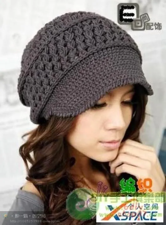 gorros tejidos para mujer - Buscar con Google | DAME TU CORAZON ...