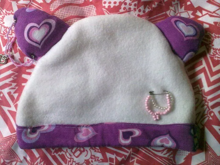 Cómo hacer gorros tela polar - Imagui