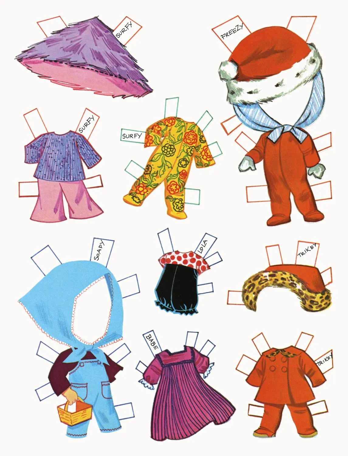 GOSSIP MAMY: DIY INIÑOS: MUÑECAS DE PAPEL PARA VESTIR