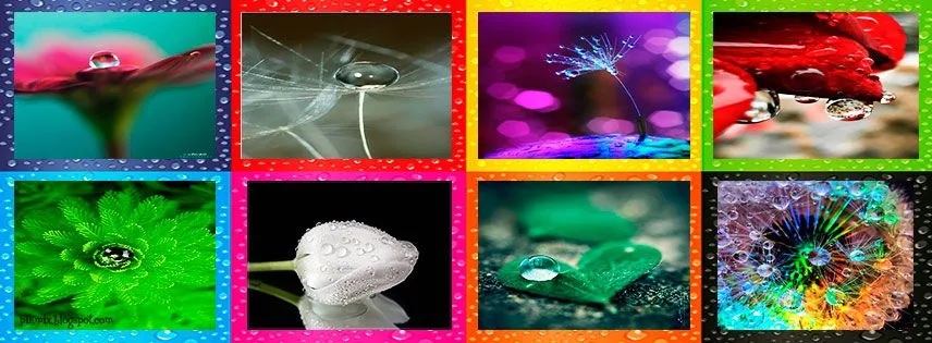 Gotas de agua • Portada para facebook | Pik-