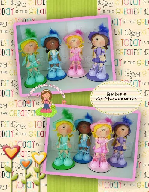 Gotas y gotas: fofucha Barbie y los mosqueteros | Foamy ... Gotas y gotas: fofucha Barbie y los mosqueteros | Foamy ...