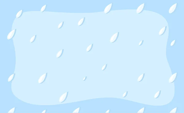 Gotas de lluvia - vector de fondo de dibujos animados — Vector ... Gotas de lluvia - vector de fondo de dibujos animados — Vector ...