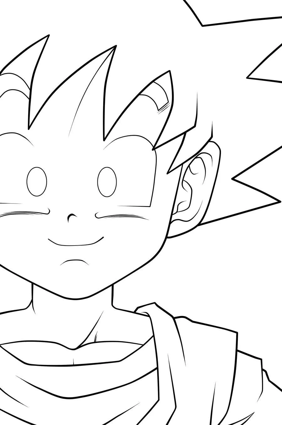 Goten - HS. :Lineart: by moxie2D on DeviantArt