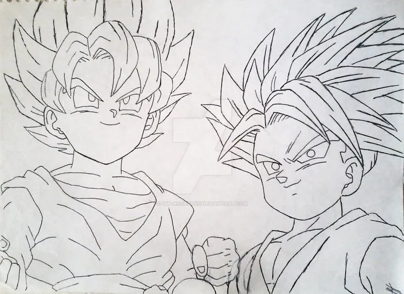 goten y troks by umi-nosabaku on DeviantArt