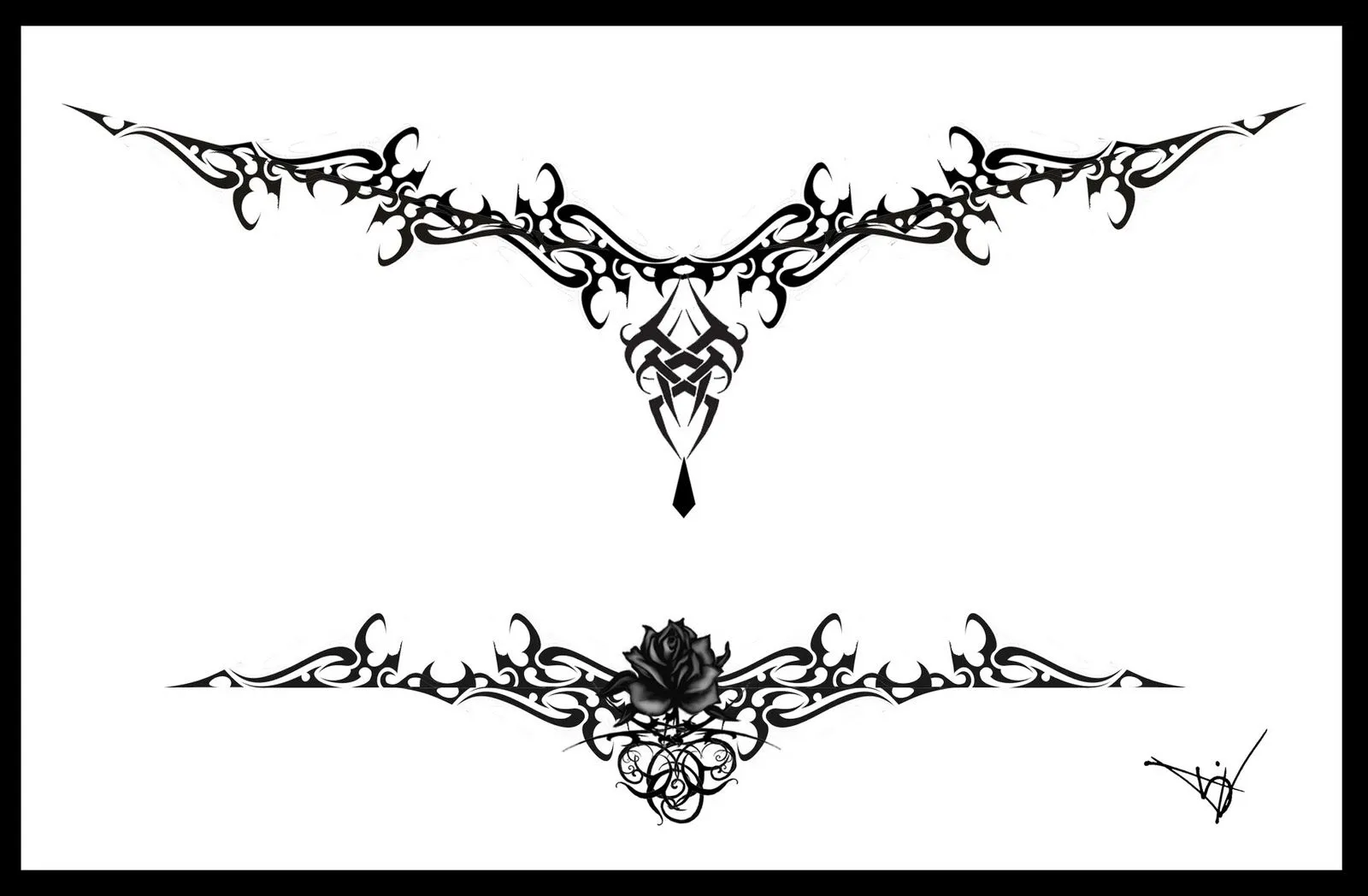 gótico y metal sinfónico: Tatuajes goticos I
