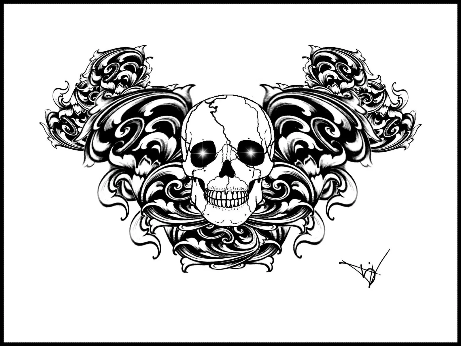 gótico y metal sinfónico: Tatuajes goticos I