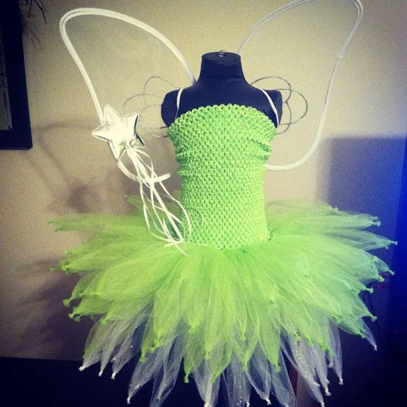 Tinkerbell tutu dress by SparklesFunCreations on Etsy, $40.00 ... Tinkerbell tutu dress by SparklesFunCreations on Etsy, $40.00 ...