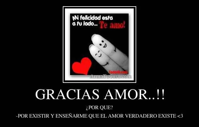GRACIAS AMOR..!!