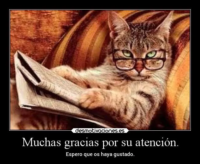 Muchas gracias por su atención. | Desmotivaciones Muchas gracias por su atención. | Desmotivaciones