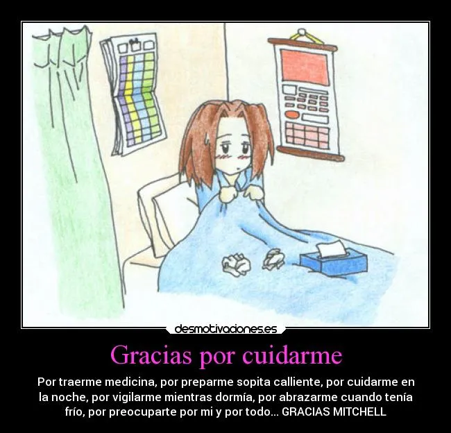 Gracias por cuidarme | Desmotivaciones