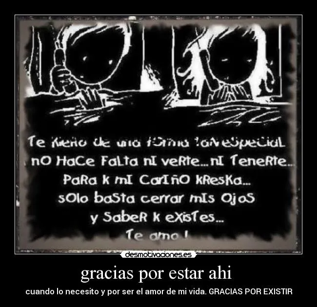 gracias por estar ahi | Desmotivaciones