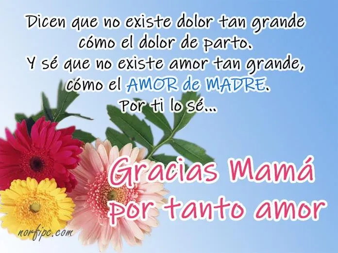 Gracias Mamá. Fotos para felicitar y dedicar el Día de la Madre Gracias Mamá. Fotos para felicitar y dedicar el Día de la Madre