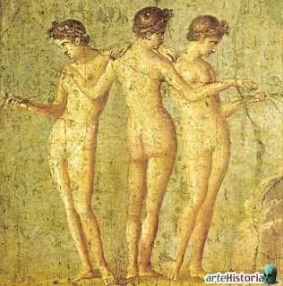 Las Tres Gracias: mitología, pintura y escultura. Las Tres Gracias: mitología, pintura y escultura.