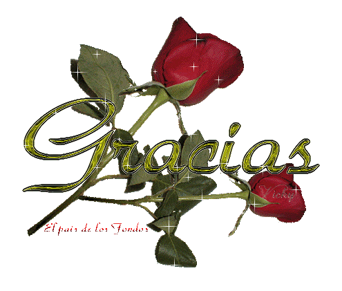 Gracias con rosas y destellos - Imagenes con Frases, Fotos y ...