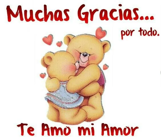 Muchas Gracias... por todo. Te Amo mi Amor | Matrimonio / Amor ... Muchas Gracias... por todo. Te Amo mi Amor | Matrimonio / Amor ...