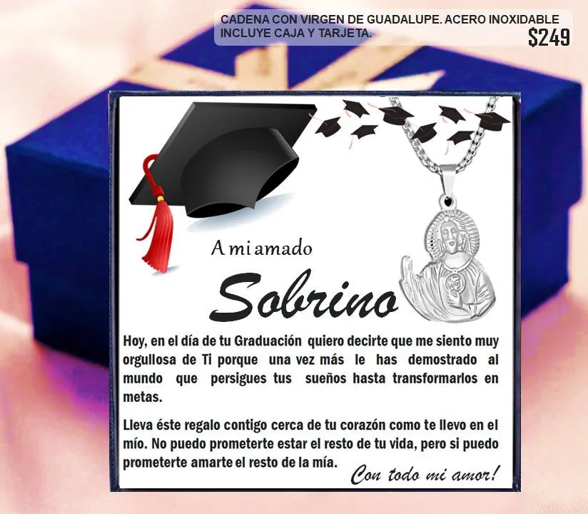 GRADUACIÓN PARA ÉL - CADENA SAN JUDAS TADEO EN ACERO INOXIDABLE - CLIC – Chescia GRADUACIÓN PARA ÉL - CADENA SAN JUDAS TADEO EN ACERO INOXIDABLE - CLIC – Chescia